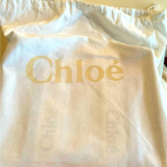 BNIB CHLOE MEDIUM WOODY CANVAS TOTE BAG. FULL SET💰Below Retail - Picture 10 of 10